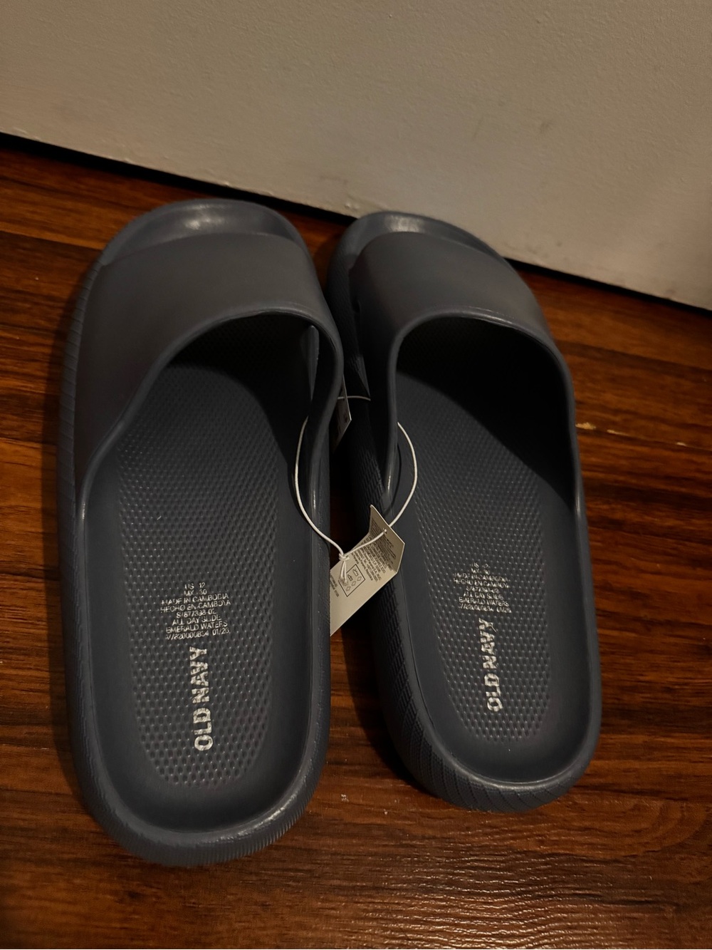 Old Navy Kids' Dark Blue Slide Sandals